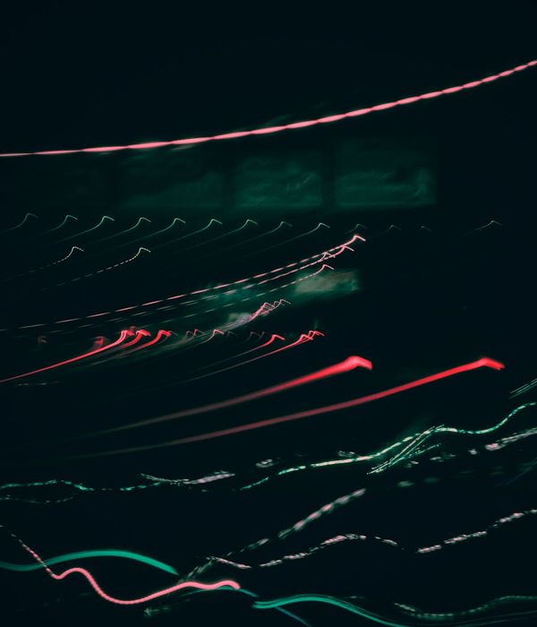 Abstract energy lines and tech patterns representing rhythm